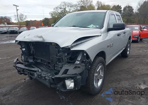 2017 Ram 1500 Express 4X4 6'4 Box from USA, damaged, VIN 1C6RR7FTXHS750357